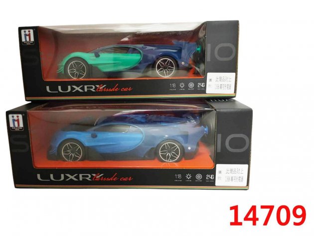 2.4G四通仿真布加迪GT跑車