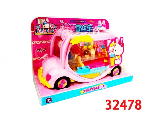 粉紅兔雪糕車